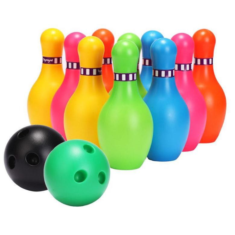 { SALE221 } Bộ đồ chơi bowling mini Toyroyal ( Hàng NEW )