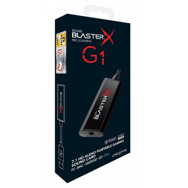 [Restore] Card Âm Thanh Creative Chính Hãng Sound BlasterX G1 - Bảo Hành 12 Tháng