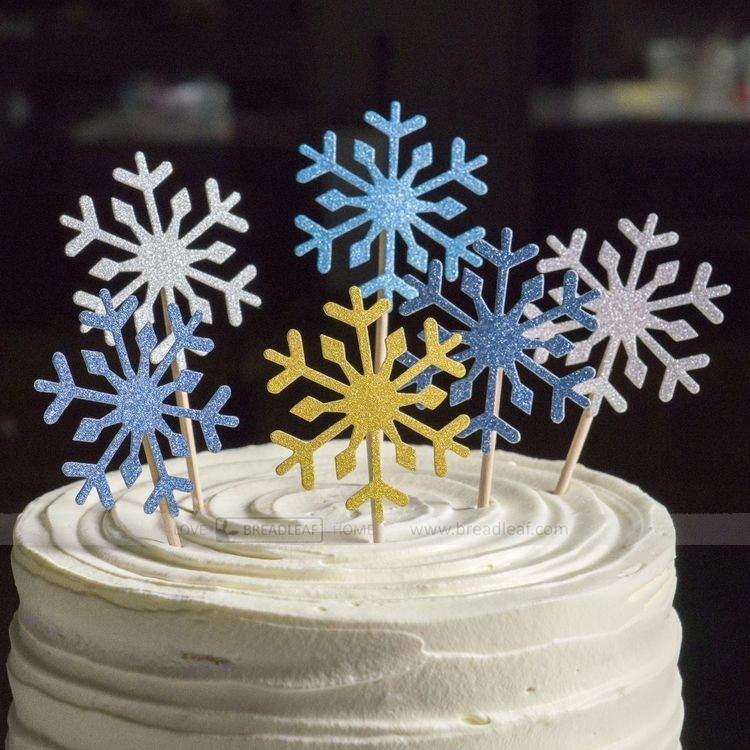 Bông Tuyết Trang Trí Bánh Kem Breadleaf 4,5 x 12,3 cm
