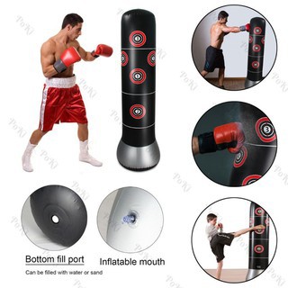 Bao tập đấm đá Boxing 1.6m BƠM HƠI cao cấp