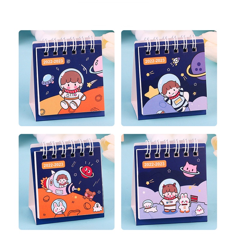 Lịch Năm 2023 mini Để Bàn Họa Tiết Hoạt Hình Dễ Thương Bắt Mắt