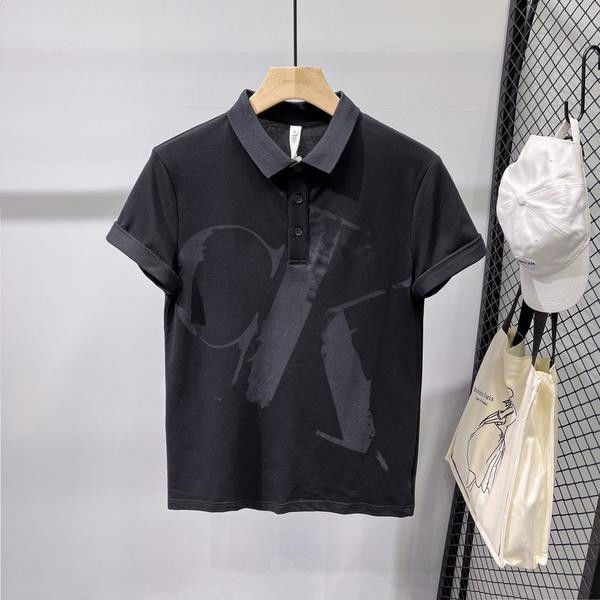 Áo Thun Polo Tay Ngắn In Chữ Trẻ Trung Hợp Thời Trang Cho Nam