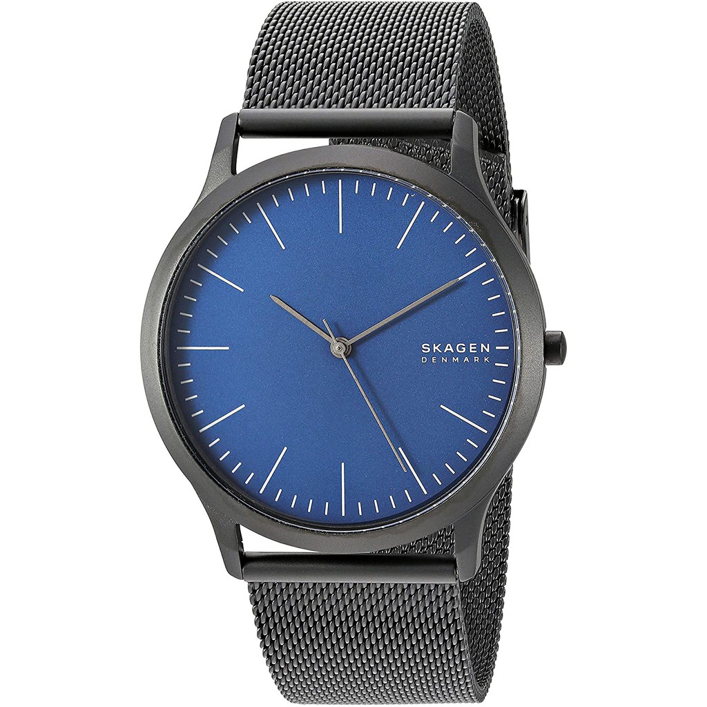 Đồng hồ Nam Skagen Jorn Black Steel-Mesh Watch (Hàng Mỹ)