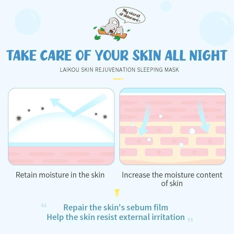 Mặt nạ ngủ trẻ hoá da Laikou Sleeping Mask