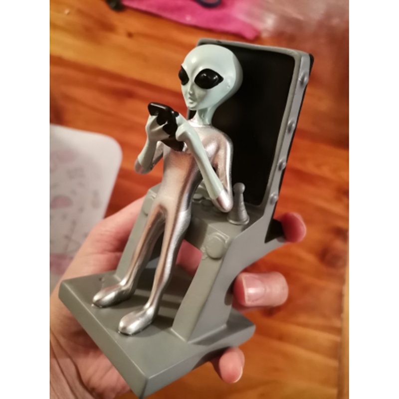 R * Giá Đỡ Điện Thoại Hỗ Trợ Cho Tất Cả Các Dòng Điện Thoại Di Động, Switch, Tablet (Người Ngoài Hành Tinh)