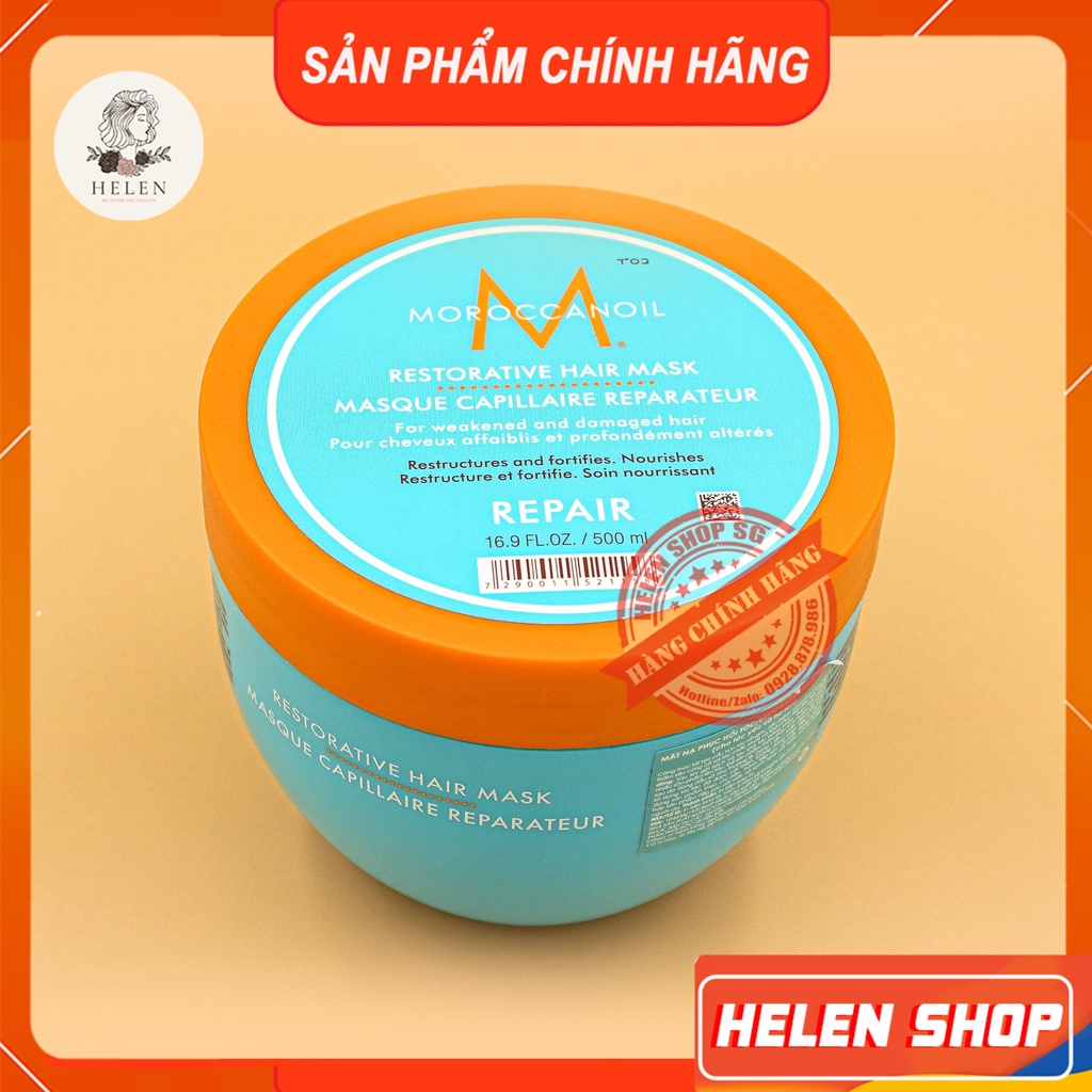 Mặt Nạ Hấp Ủ Tóc MOROCCANOIL REPAIR MASK RESTORE 250ml