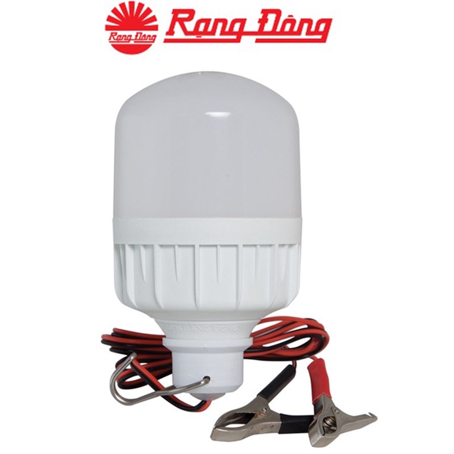 Bóng Đèn LED Kẹp Bình Ắc Quy 12V - 24V DC 7W / 9W Rạng Đông, ChipLED Samsung