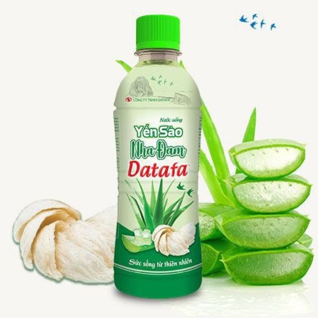 THÙNG 24 CHAI x 350ML NƯỚC YẾN SÀO NHA ĐAM DATAFA