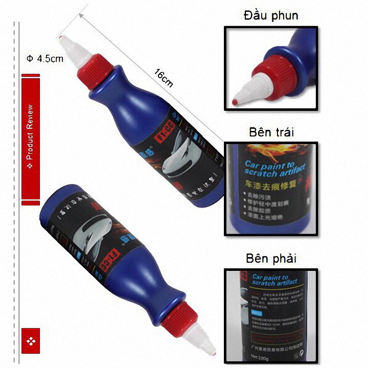 [Giasi261]  Kem Xóa Vết Xước Khó Xóa Trên Xe Oto, Xe Máy F1 - CC