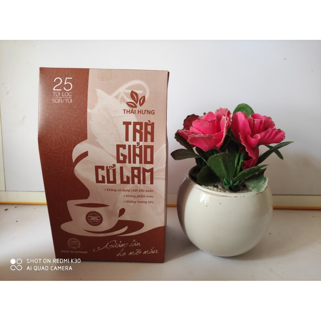 Trà Giảo Cổ Lam Thái Hưng Giúp Giảm Cân Hạ Mỡ Máu 25 Túi Lọc 125g chính hãng | BigBuy360 - bigbuy360.vn