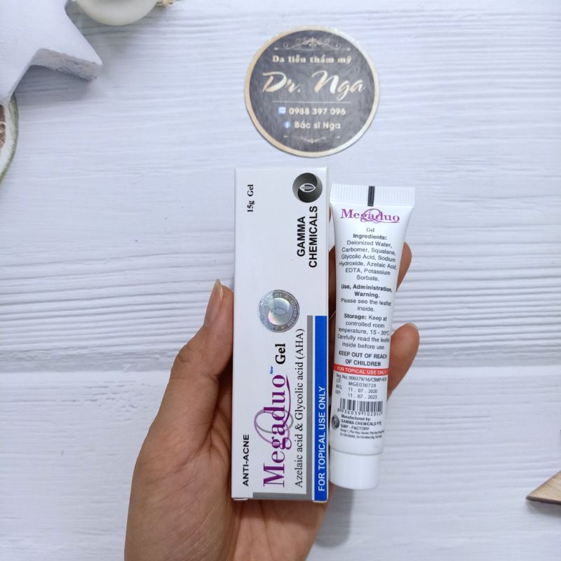 ✅ Giảm thâm, mụn trứng cá Megaduo Gel 15g, Plus