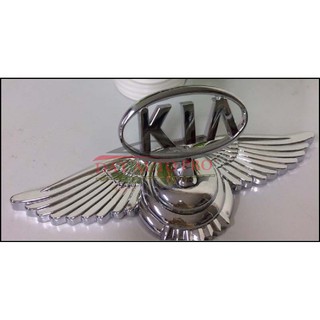 LOGO Đứng Cánh chim thiên thần gắn mui xe Hãng KIA.