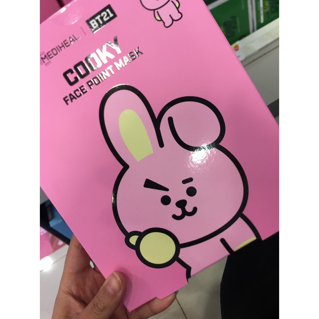 Mặt nạ giấy MEDIHEAL BTS BT21 FACE POINT MASK.