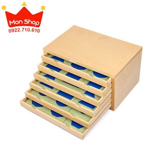 Giáo cụ Montessori - Tủ hình học
