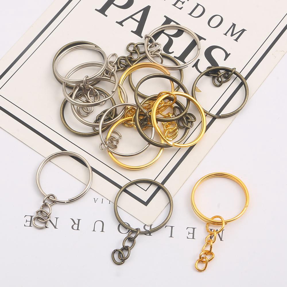 Set 10 Móc Khóa Dài 20mm Bằng Sắt Dùng Tự Làm Đồ Thủ Công