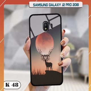 Ốp lưng kính cường lực cho điện thoại Samsung Galaxy J2 Pro 2018