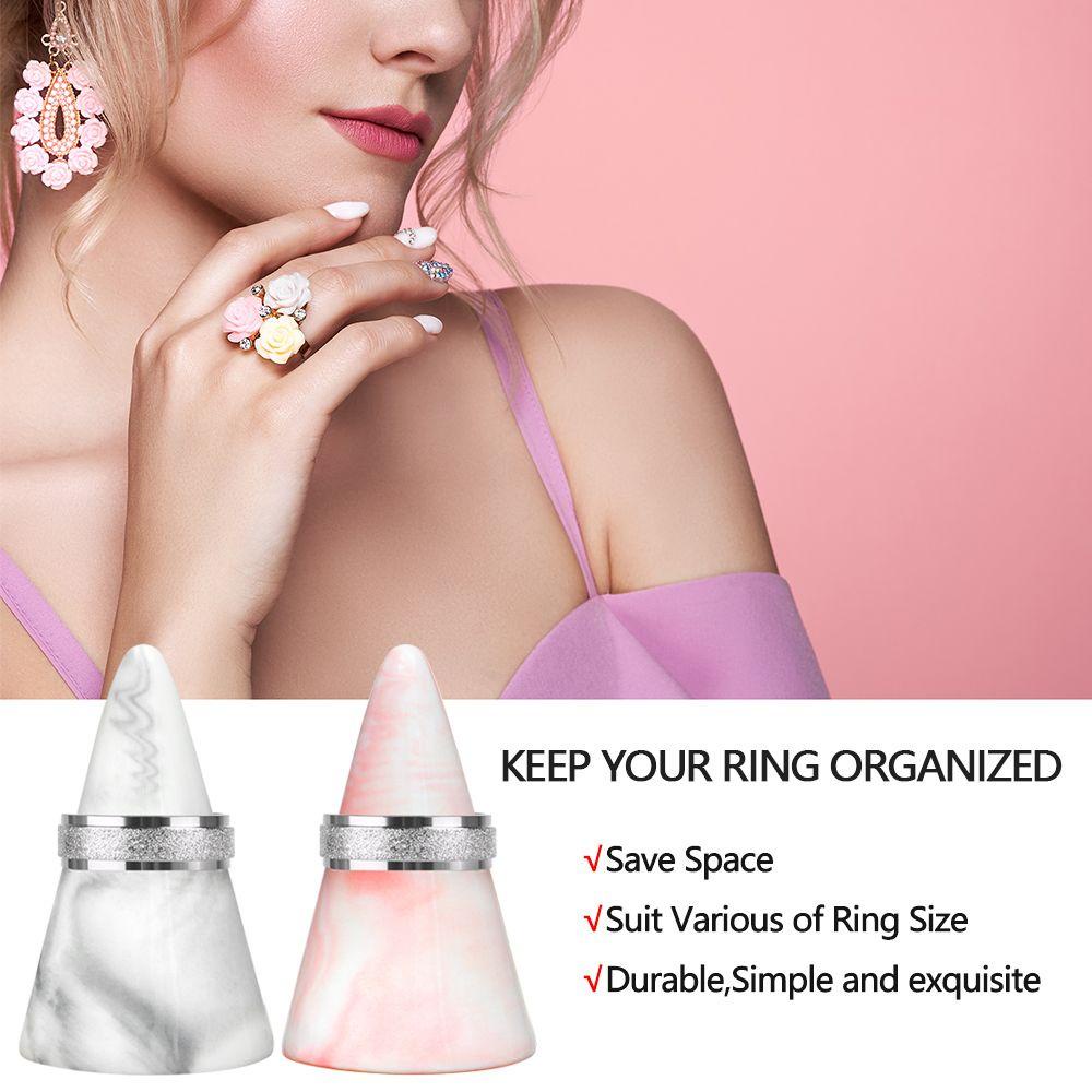 Giá Đỡ Trưng Bày Nhẫn Bằng Sứ Tiện Dụng