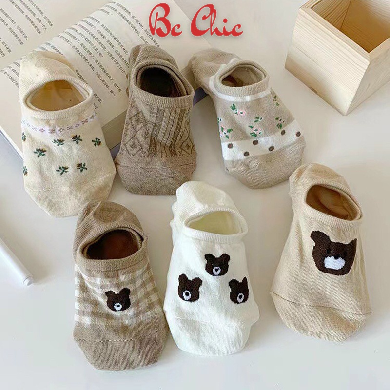 Tất hài nữ, tất hài hoạ tiết dễ thương phong cách Hàn Quốc T776 BC_CHIC LINGERIE