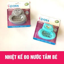 Nhiệt kế đo nhiệt độ nước tắm (màu xám, màu xanh)-UP4009N