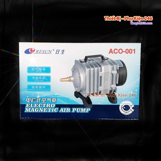 Máy bơm oxi siêu bão Resun cá cảnh hải sản ACO 001