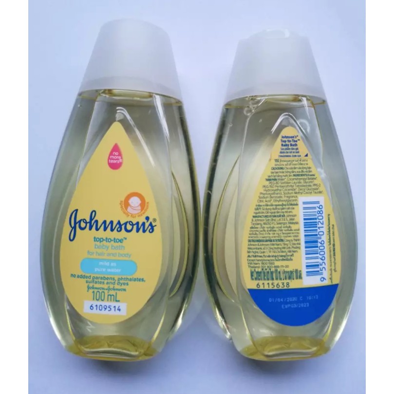 Sữa Tắm Gội Toàn Thân Johnson's Top To Toe 100ml