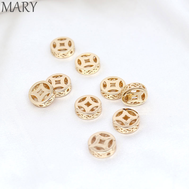 Chuỗi Hạt Đồng 14K Dùng Làm Vòng Tay Thủ Công diy