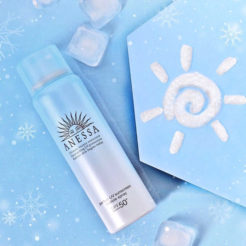 Xịt chống nắng dạng bọt bảo vệ hoàn hảo Perfect UV Sunscreen Bubble Spray SPF 50+ Anessa