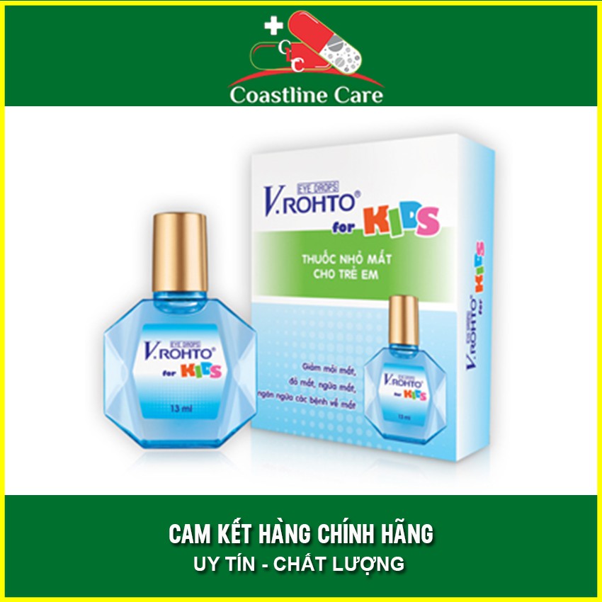 Nước Nhỏ Mắt V.Rohto For Kids 13ml - Coastlinecare Pharmacy