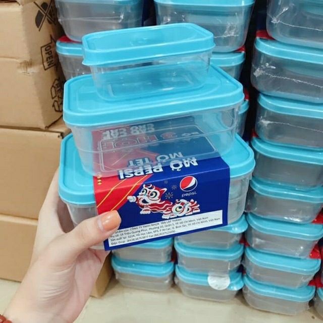 (𝗚𝗶𝗮́ 𝗦𝗶̉) Bộ 3 hộp nhựa đựng thực phẩm PEPPi | BigBuy360 - bigbuy360.vn