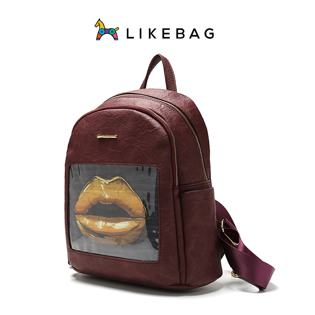 Balo da nam nữ đi học đi chơi LIKEBAG rộng rãi đựng vừa laptop 225XK7115 - LIBAGI