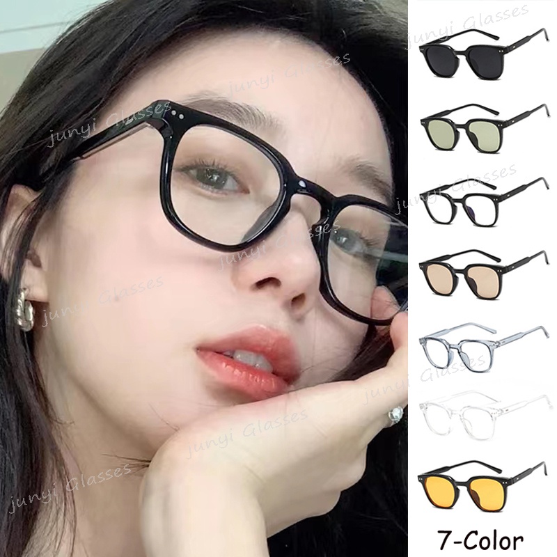 Kính Mát Gọng Vuông Nhỏ Phong Cách Hàn Quốc Unisex