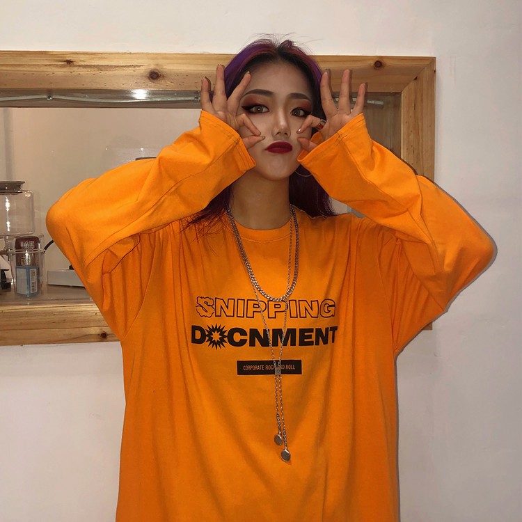 Áo thun tay dài form rộng Yinxx, áo sweater Unisex SW187