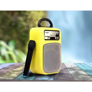 Loa không dây bluetooth hát karaoke soundmax m1 40w - tặng micro