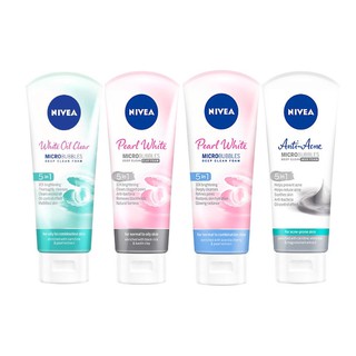 Sữa Rửa Mặt Tạo Bọt Nivea Trắng Da 50ml