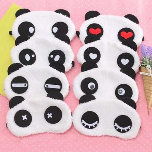 Mặt Nạ Che Mắt Ngủ Panda Dễ Thương - Miếng Che Mắt Khi Ngủ Hot Cute Chất Liệu Vải bông Mềm Mại Thích Hợp Đi Du Lịch