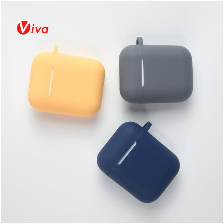 viva vỏ bảo vệ Apple I9S / I10 i11 i12 không dây bluetooth airpods nắp tai nghe silicon loại dày