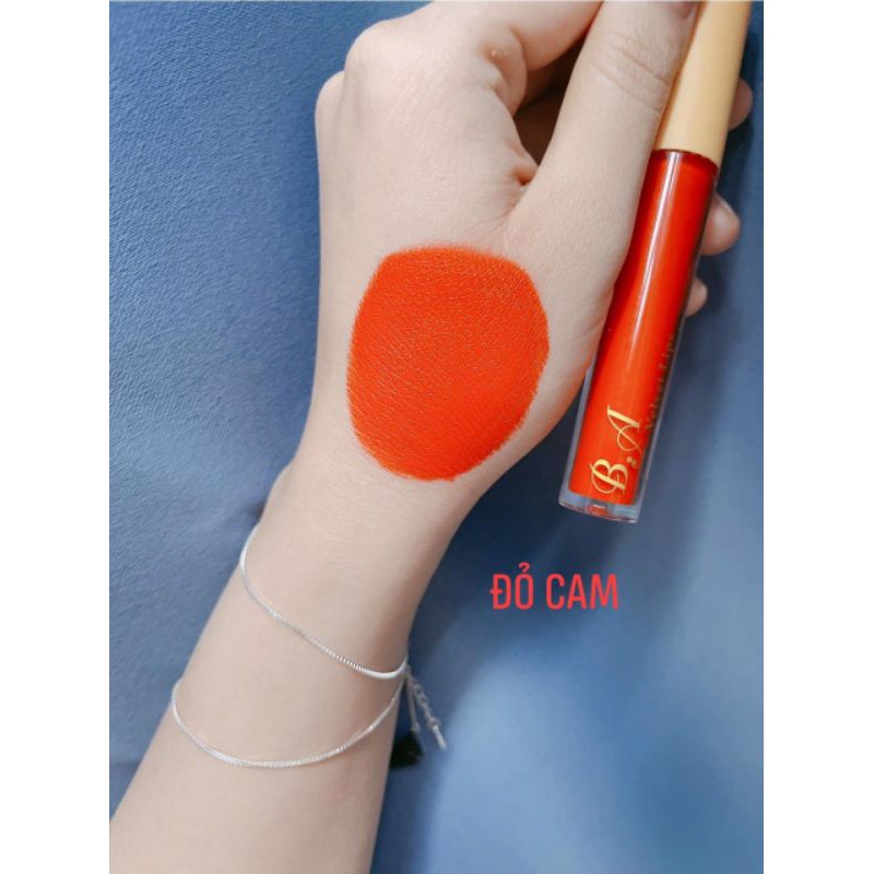 SON _B.A ( ĐỎ CAM) (TẶNG HỦ DƯỠNG MÔI THẢO MỘC COLAGEL) | BigBuy360 - bigbuy360.vn