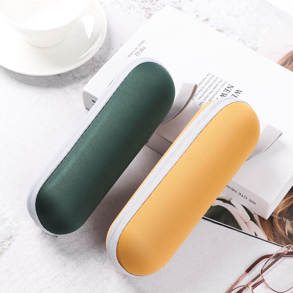 Hộp đựng mắt kính có khóa kéo phong cách Vintage thời trang