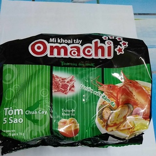 5 gói mì omachi các vị