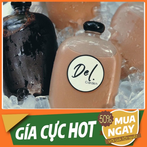 ❣️[XÃ KHO] ❣️ Chai thủy tinh dẹp 350ml nắp nhựa đen- đựng cafe, nước ép....