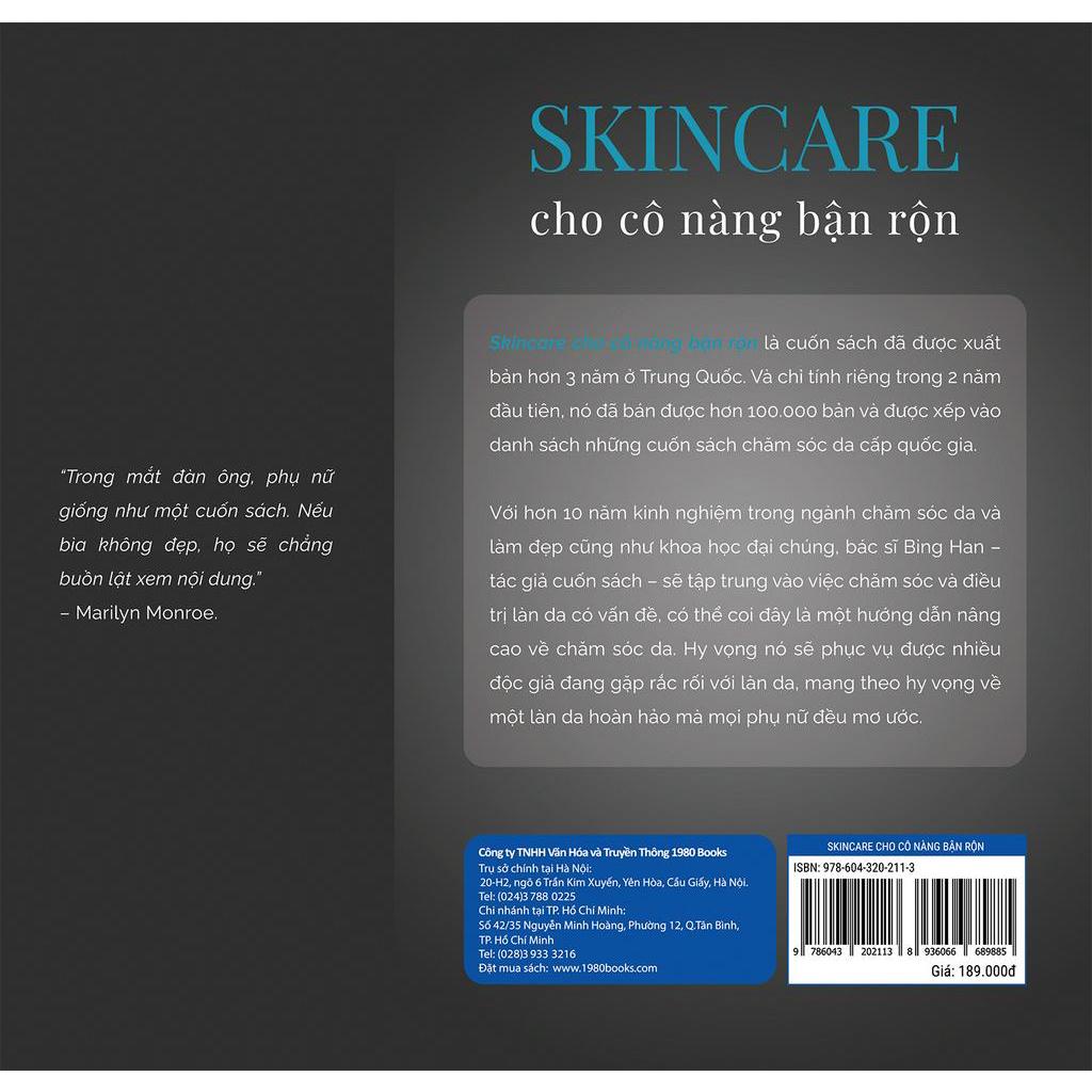 Sách Skincare Cho Cô Nàng Bận Rộn