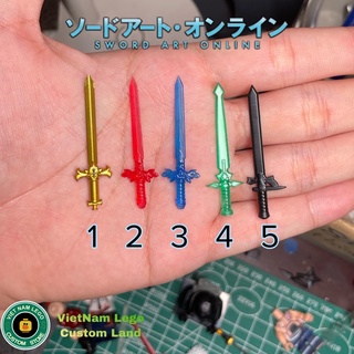 Phụ kiện minifigures: thần kiếm trong Sword art Online