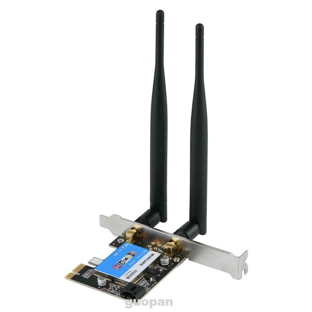 2.4 5G 433M Home Wireless Fast WIFI Replacement Office High Compatibility PCI-e Desktop PC Network Card