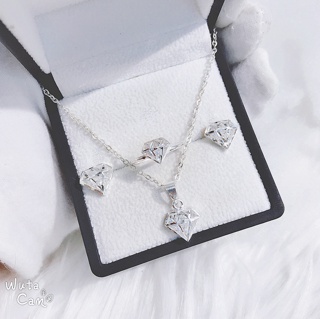 Bộ bạc đẹp 💖FREESHIP Giảm 20K Khi Nhập [ DAYC20KM]- Bộ kim cương bạc 925 cao cấp, bạc chuẩn 100%