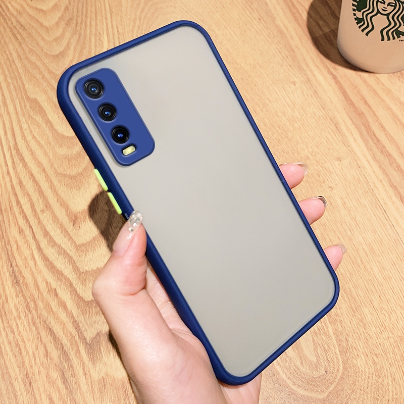 Ốp lưng Vivo Y12S Y12A Y20 Y20S Y20i Y11S case Vỏ điện thoại vỏ cứng mờ chống va đập