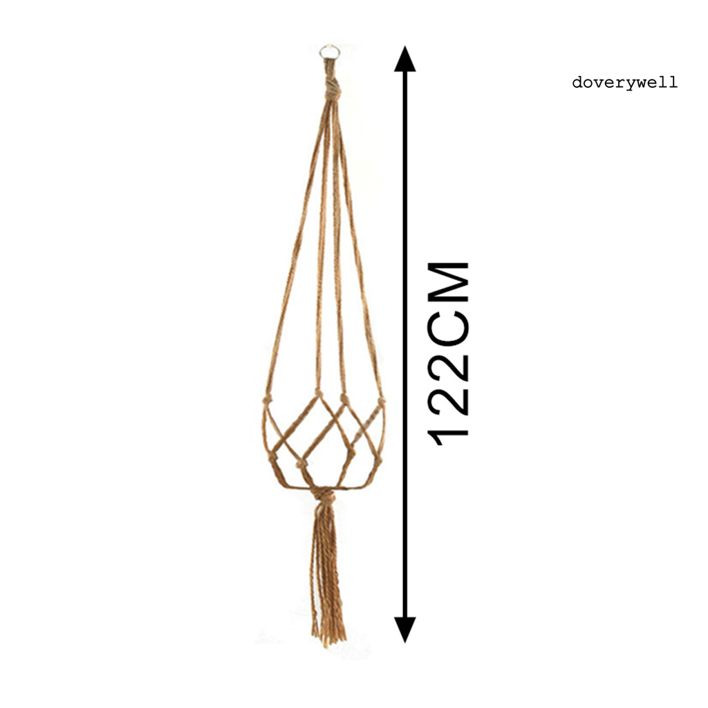 Bộ 4 Chậu Hoa Treo Tường Trang Trí Phối Tua Rua Thời Trang Độc Đáo