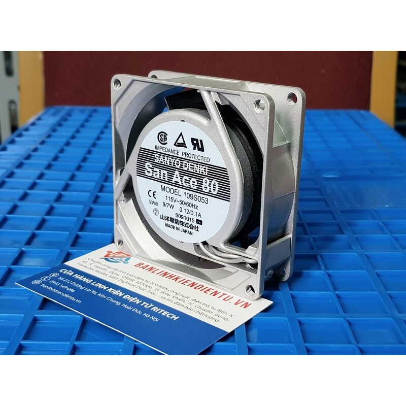 109S053 Quạt Sanyo Denki San Ace 80 115VAC 0.12/0.1A