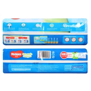 Miếng lót sơ sinh Huggies Dry size NB1 100 miếng (cho bé dưới 5kg)