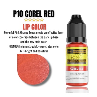 MỰC PHUN XĂM P10 COREL RED ( ĐỎ SAN HÔ )