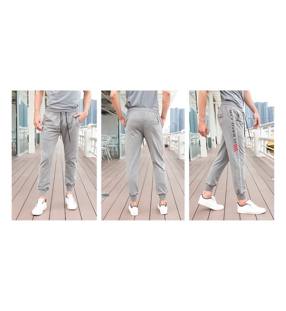 Quần thun dài lại bo nam cao cấp chất nỉ chắc chắn,thời trang,sang trọng dành cho mọi lứa tuổi | BigBuy360 - bigbuy360.vn